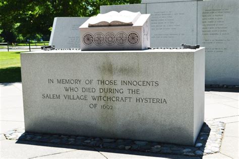 The Witch Memorial: A Reminder of Salem's Dark History